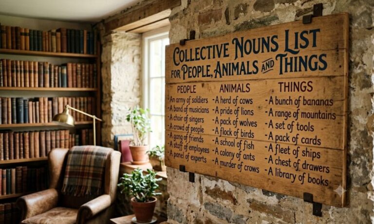 500+ Collective Nouns List for People, Animals and Things