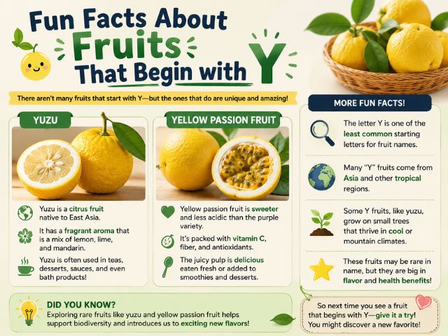 Fun Facts About Fruits That Begin with Y