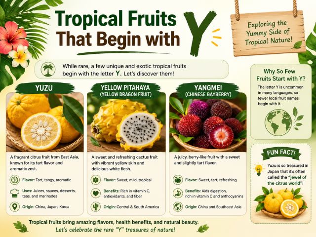 Tropical Fruits That Begin with Y