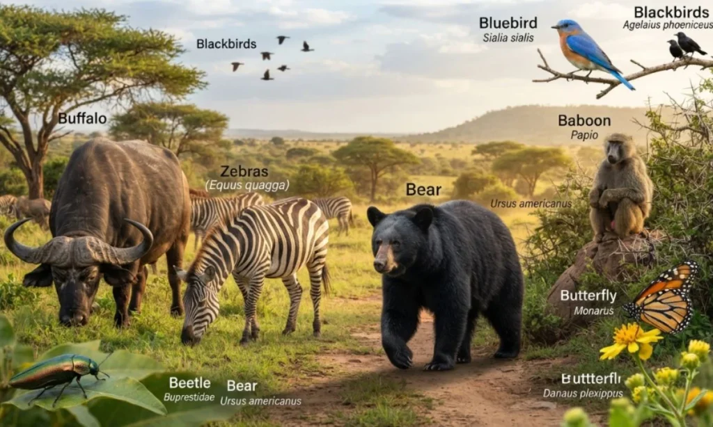 Animals_Nouns_Starting_with_B