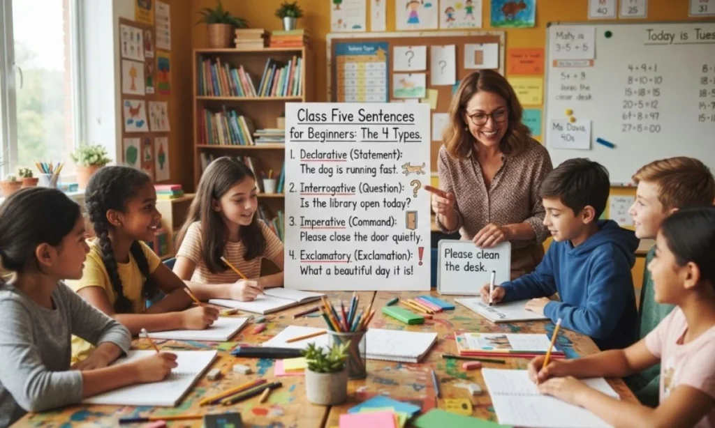 Class_Five_Sentences_for_Beginners