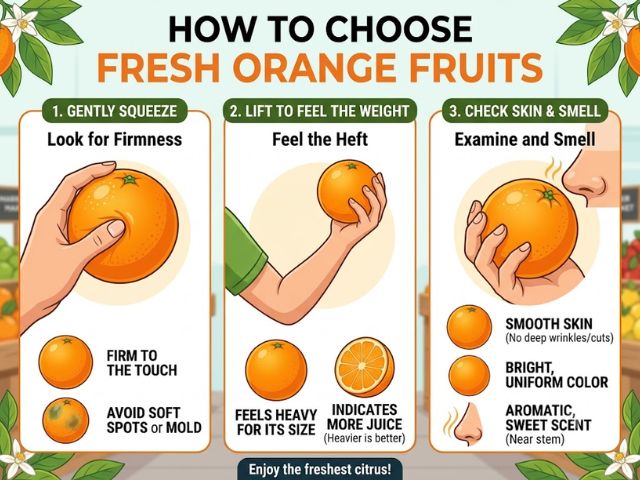 How to Choose Fresh Orange Fruits