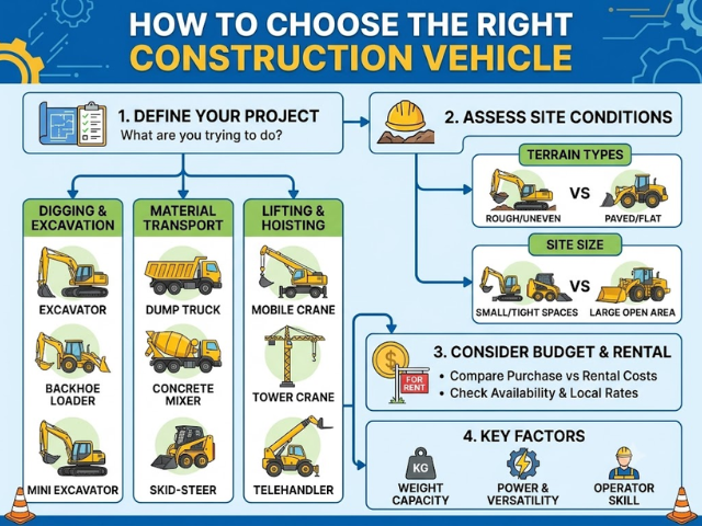 How to Choose the Right Construction Vehicle