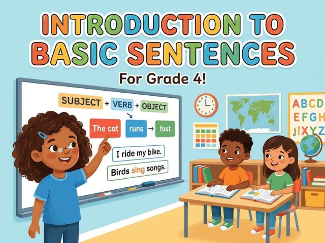 Introduction to Basic Sentences for Grade 4