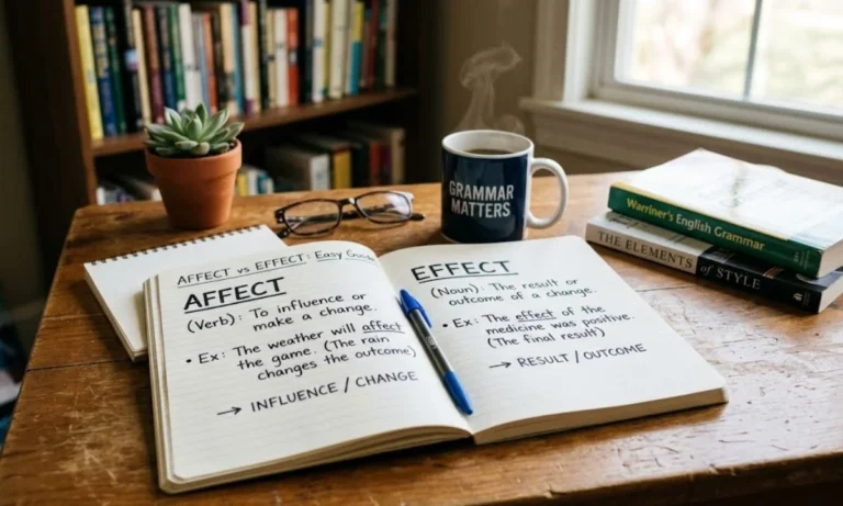 Affect vs Effect: Easy Guide to Avoid Common Grammar Mistakes